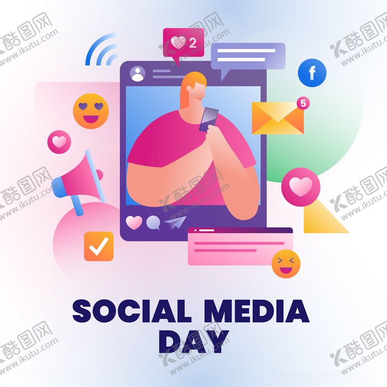 编号：30043802201842203848【酷图网】源文件下载-社交插画