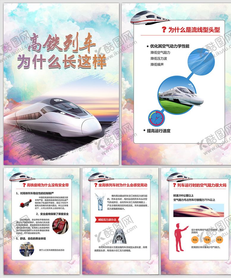编号：31740005111541485045【酷图网】源文件下载-高铁列车为什么长这样海报