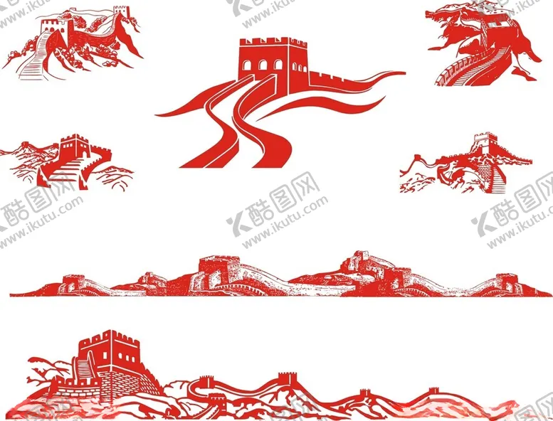 编号：15009502032157225585【酷图网】源文件下载-长城剪影