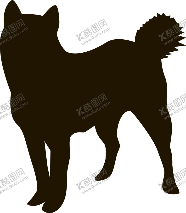 编号：83065509191056185902【酷图网】源文件下载-狗剪影