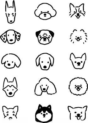 可爱动物简笔画集合