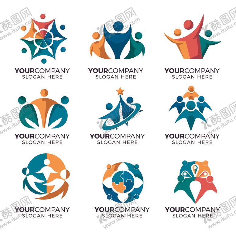 编号：90660804040910552856【酷图网】源文件下载-志愿者logo