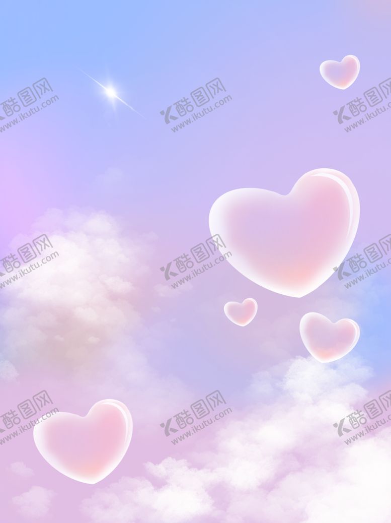 编号：44823912071909182440【酷图网】源文件下载-爱心背景