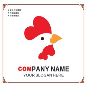 大公鸡图标LOGO图片