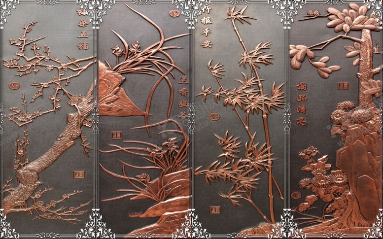 编号：84495307090737154320【酷图网】源文件下载-背景墙装饰画