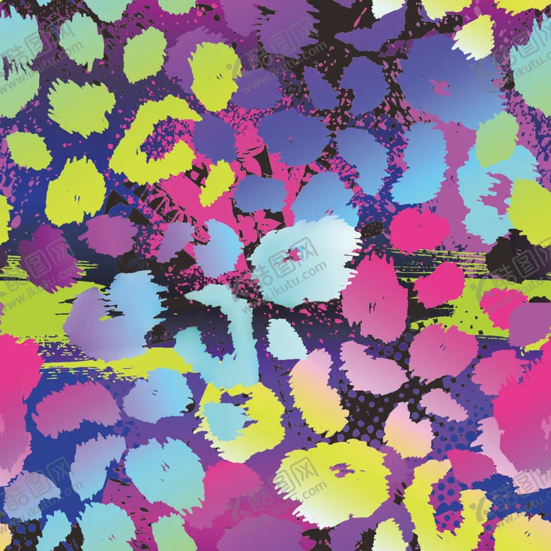 编号：81097709121655521317【酷图网】源文件下载-豹纹扎染