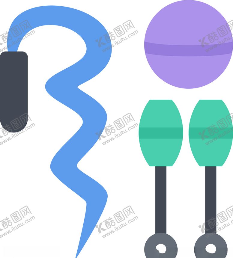 编号：28975609151423396774【酷图网】源文件下载-健身器材UI标识标志