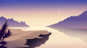 山水插画