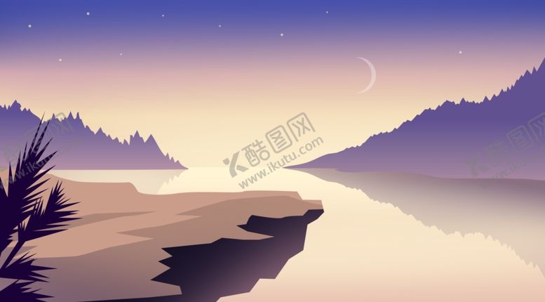 编号：56221605040306298874【酷图网】源文件下载-山水插画