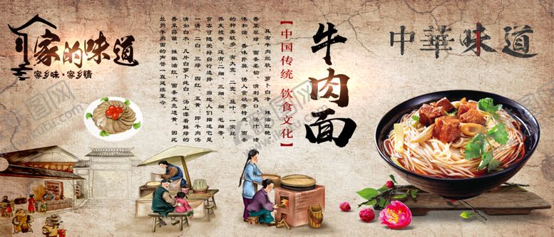 编号：59997210150008137135【酷图网】源文件下载-牛肉面兰州拉面家乡味道