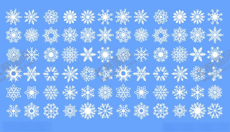 编号：25664104031815581860【酷图网】源文件下载-蓝色雪花