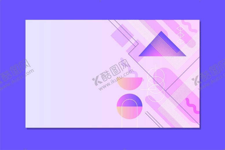 编号：73654009280147356182【酷图网】源文件下载-紫色系几何背景
