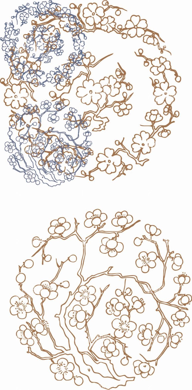 编号：63521311272311116551【酷图网】源文件下载-圆形梅花
