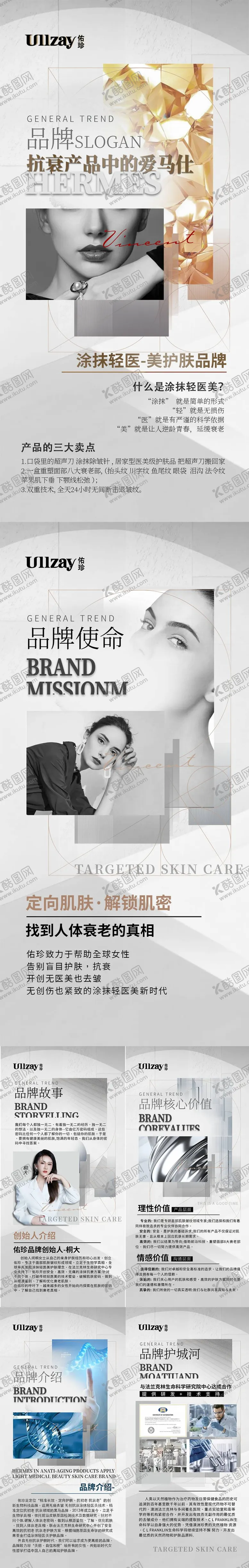 编号：32567911160218218959【酷图网】源文件下载-医美护肤品牌产品招商造势海报