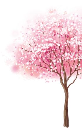 樱花装饰素材