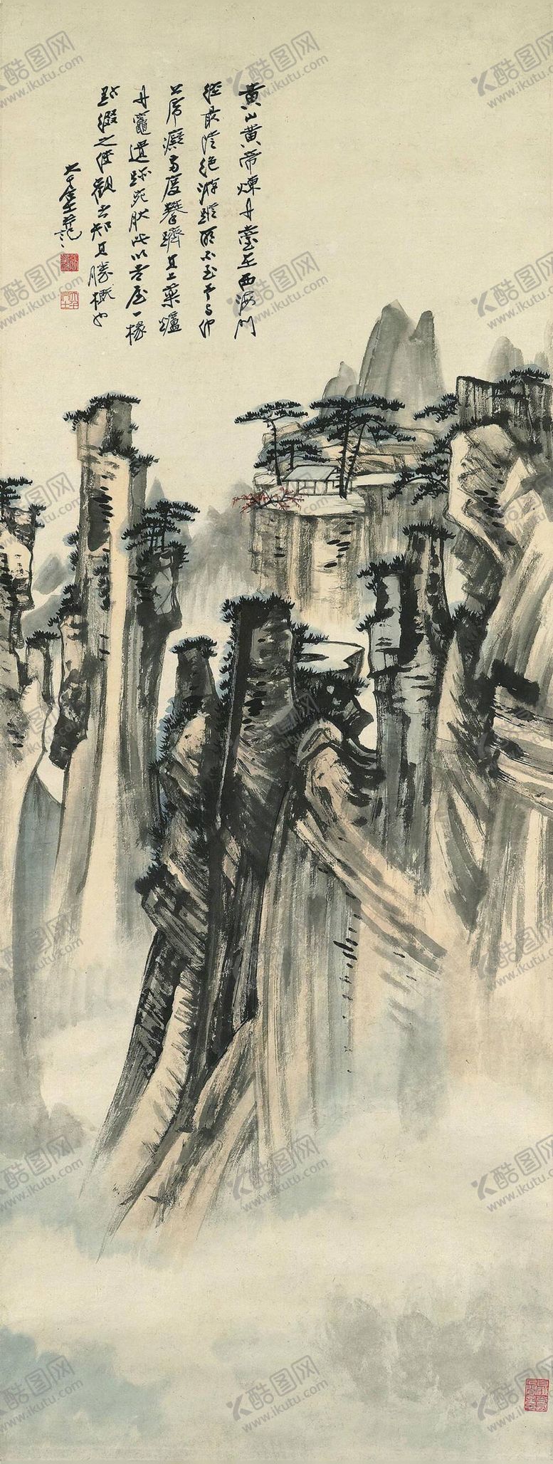 编号：87216309211148442437【酷图网】源文件下载-张大千国画
