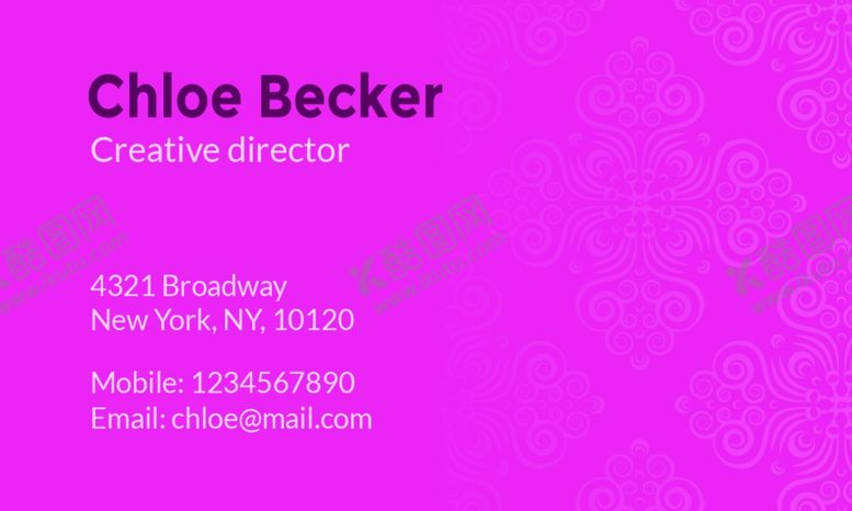 编号：14317509111346056507【酷图网】源文件下载-商业名片