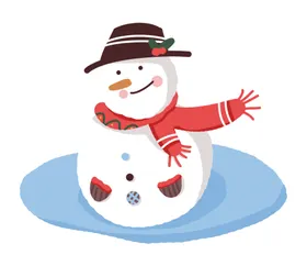 雪人冬季礼物圣诞袜