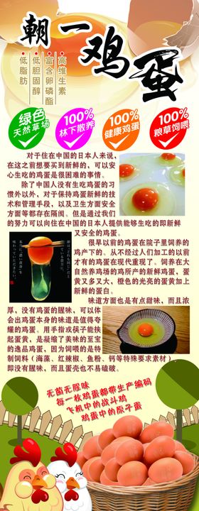 鸡蛋X展架