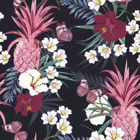 连续花卉