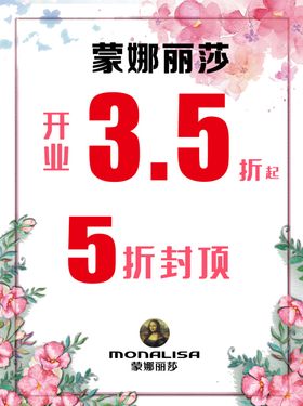 炸鸡开业折扣海报