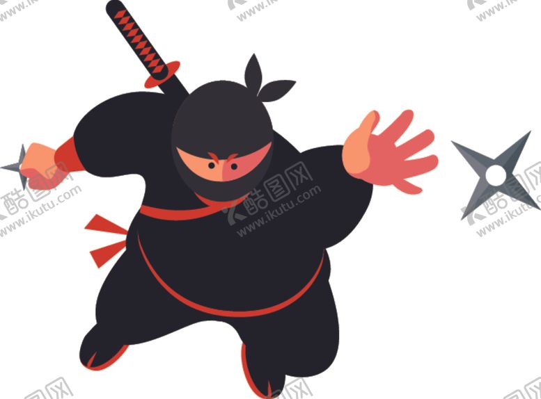 编号：60764205050725363673【酷图网】源文件下载-卡通忍者