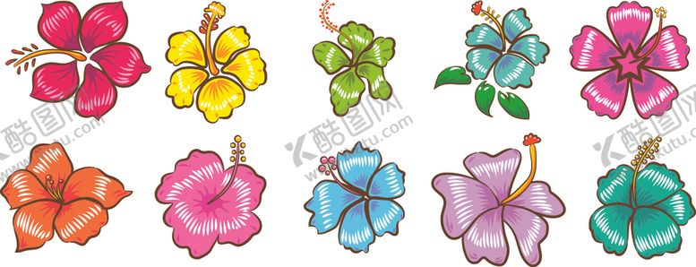 编号：24003609170219286863【酷图网】源文件下载-矢量花朵