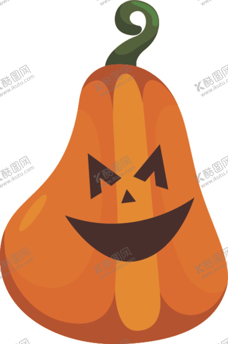 编号：56935612301453274387【酷图网】源文件下载-卡通简约万圣节南瓜图