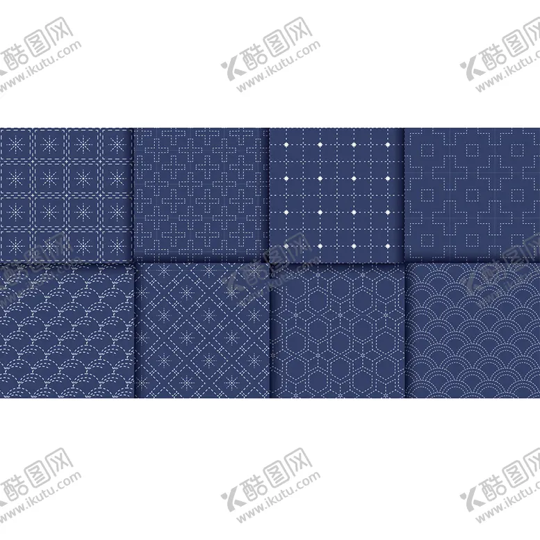 编号：24583610030152596218【酷图网】源文件下载-ai矢量中式古典印花花纹