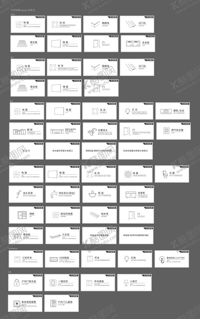 编号：36368801091449229543【酷图网】源文件下载-房地产交付标准