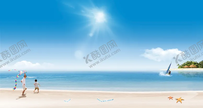 编号：01649309131401076193【酷图网】源文件下载-夏日海边