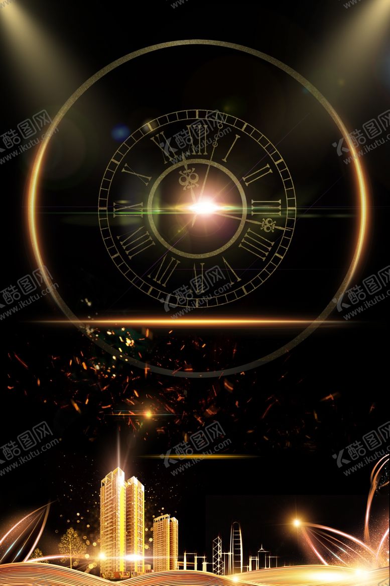 编号：84988307021457109964【酷图网】源文件下载-黑金背景
