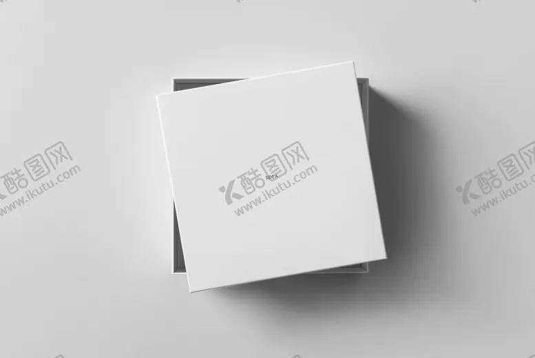 编号：72037712182010052956【酷图网】源文件下载-扁方扣盖鞋盒包装盒子样机