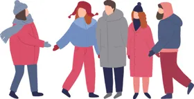 冬装穿的人保暖天服饰