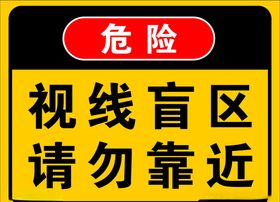 大车视线盲区海报展板