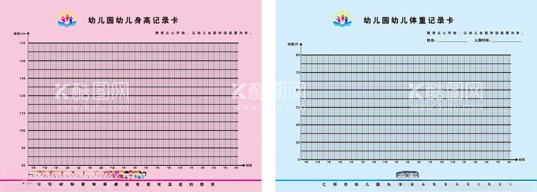 编号：16484212221928527443【酷图网】源文件下载-身高体重卡