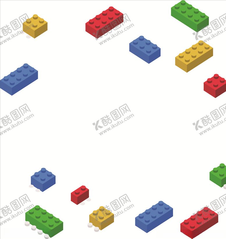 编号：67644503300024238625【酷图网】源文件下载-乐高积木块装饰边框