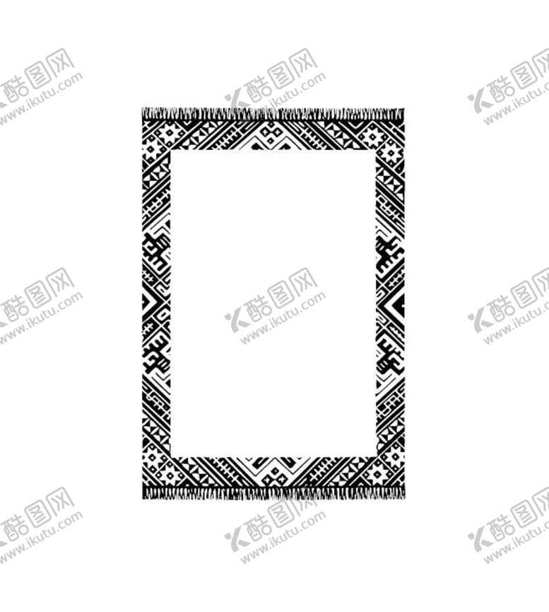 编号：13806811160016289341【酷图网】源文件下载-复古花纹古典边框