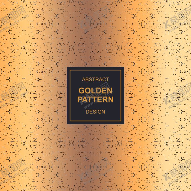 编号：63177009270034046379【酷图网】源文件下载-无缝花纹金色