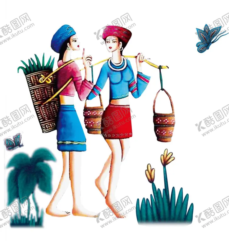 编号：41715612061434182447【酷图网】源文件下载-重彩画