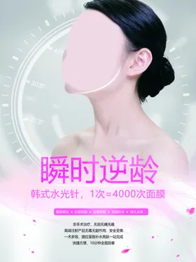 水润水光针活动海报