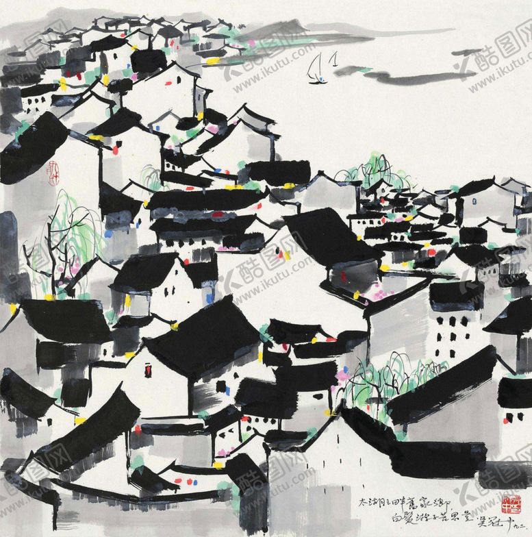编号：44767105130954368236【酷图网】源文件下载-山水风景水墨国画