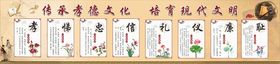 孝德文化展板