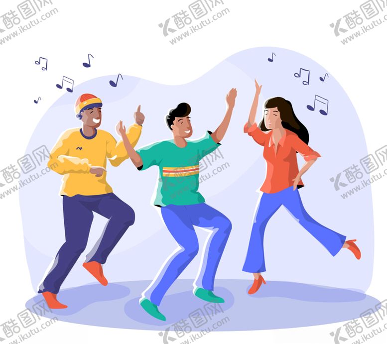 编号：72581210171513546841【酷图网】源文件下载-舞蹈人物时尚年轻人跳舞