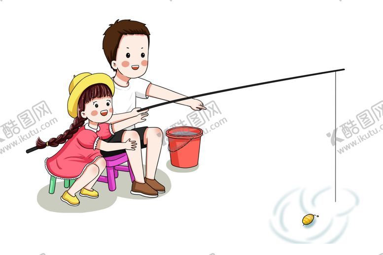 编号：87304209271410454997【酷图网】源文件下载-父亲节卡通亲子插画png素材