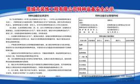 安全生产安全隐患公示牌