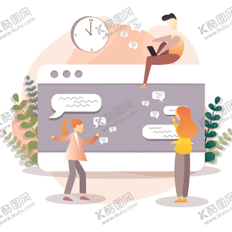 编号：78979109200052099451【酷图网】源文件下载-矢量人物素材