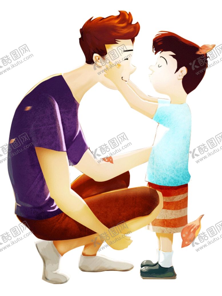 编号：37833607091654072517【酷图网】源文件下载-父亲节插画