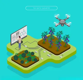 小清新卡通生活插画