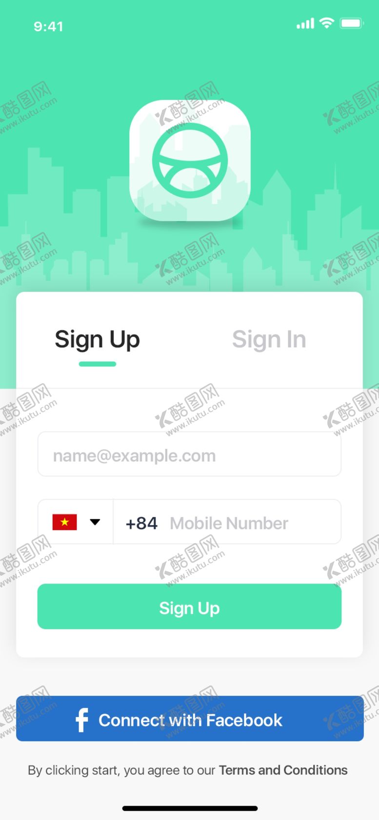 编号：34522003110602026499【酷图网】源文件下载-APP注册页面